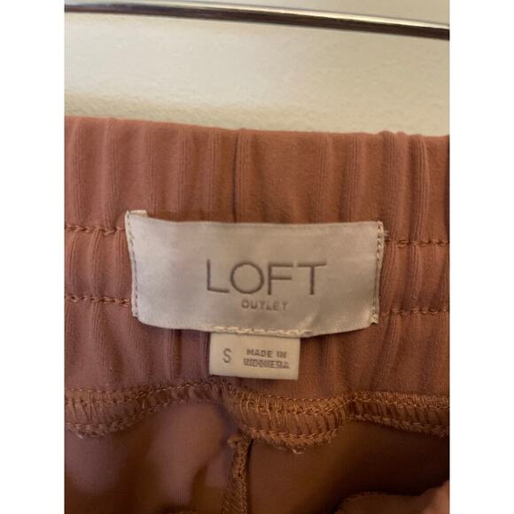 Loft Women’s Sz Small joggers elastic waist with tie, pockets - Picture 3 of 7